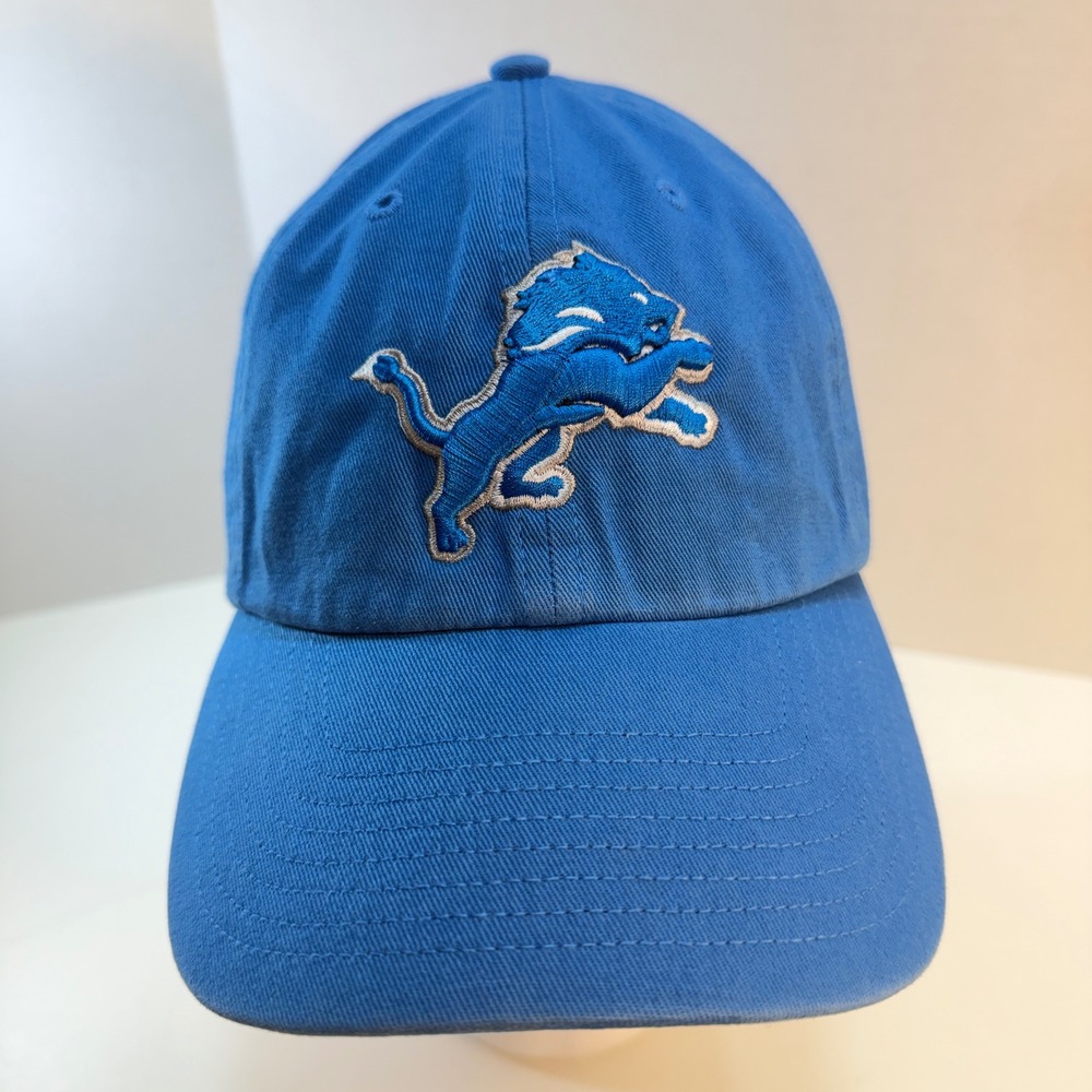 Detroit Lions '47 Brand Hat Mens Blue Adjustable Strap Baseball Cap Dad Hat